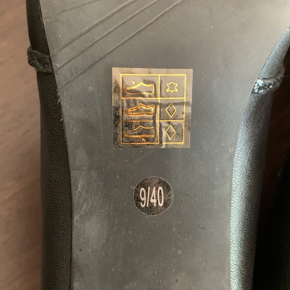 DKNYC Leather Peep Toe Heels - Picture 6 of 12